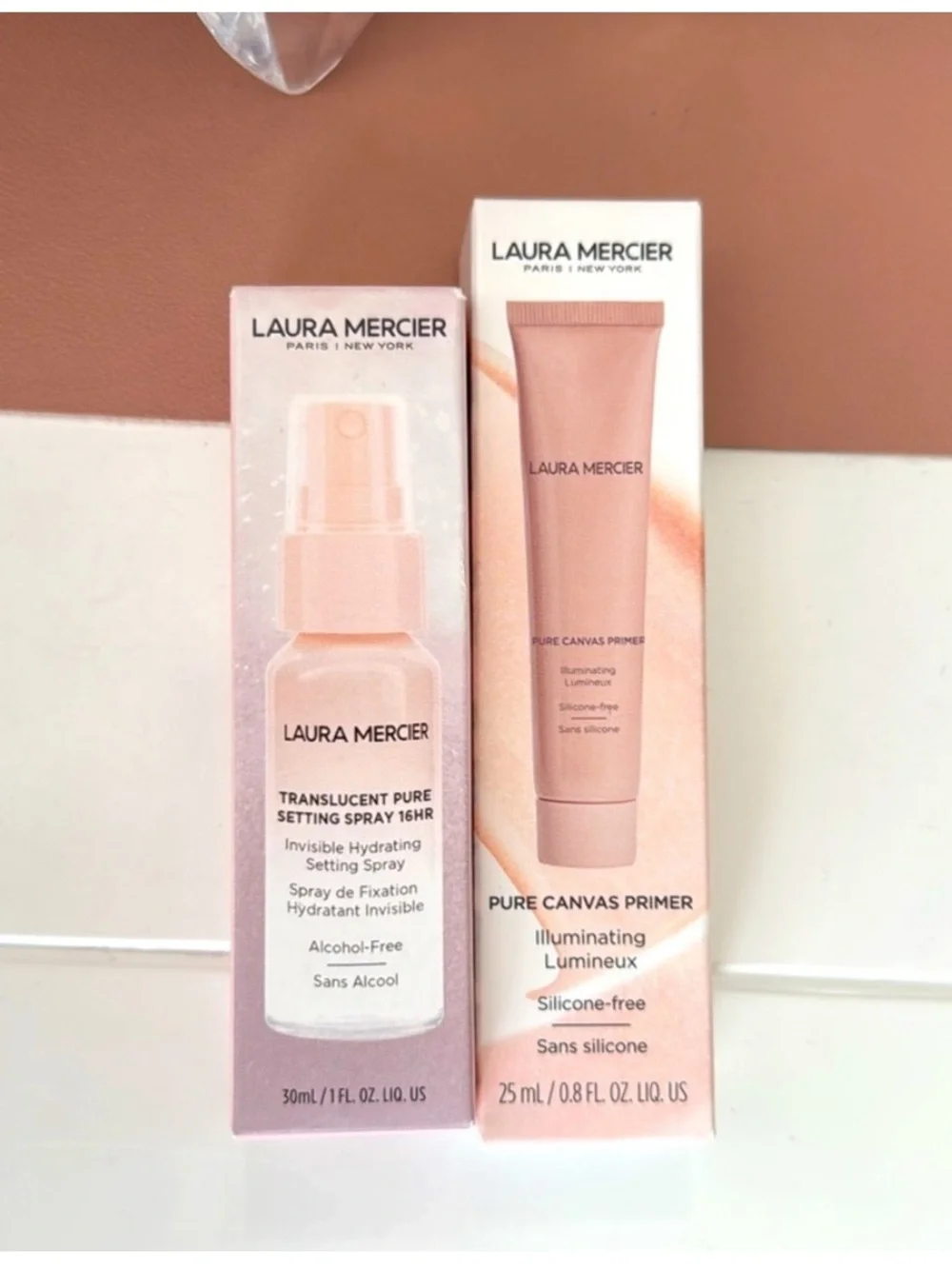 Laura Mercier Bundle- Makeup Brushes, Eyebrow Pallet, Setting Spray